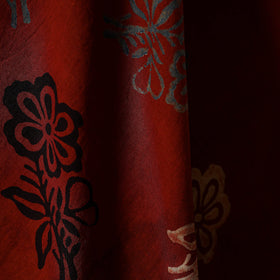 Natural dyed hand cotton fabric 04 - handcrafted