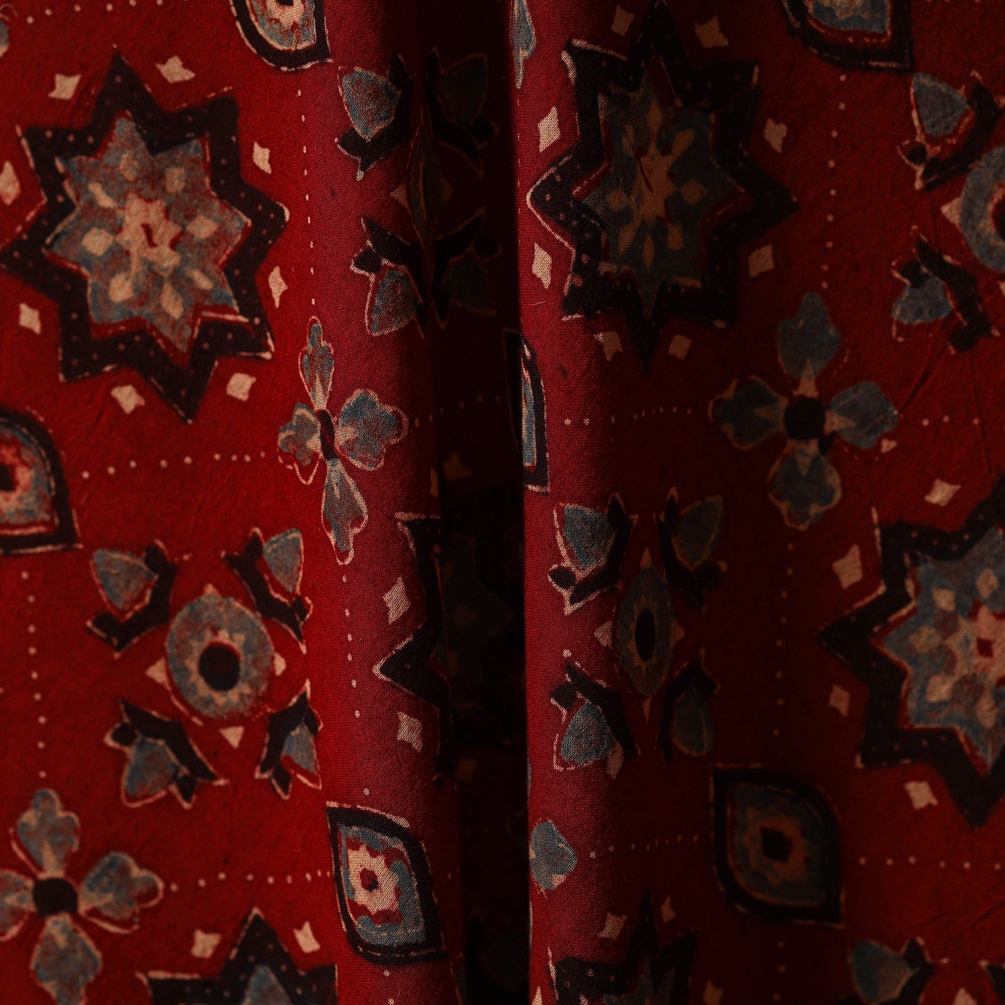 Natural dyed hand cotton fabric 06 - handcrafted