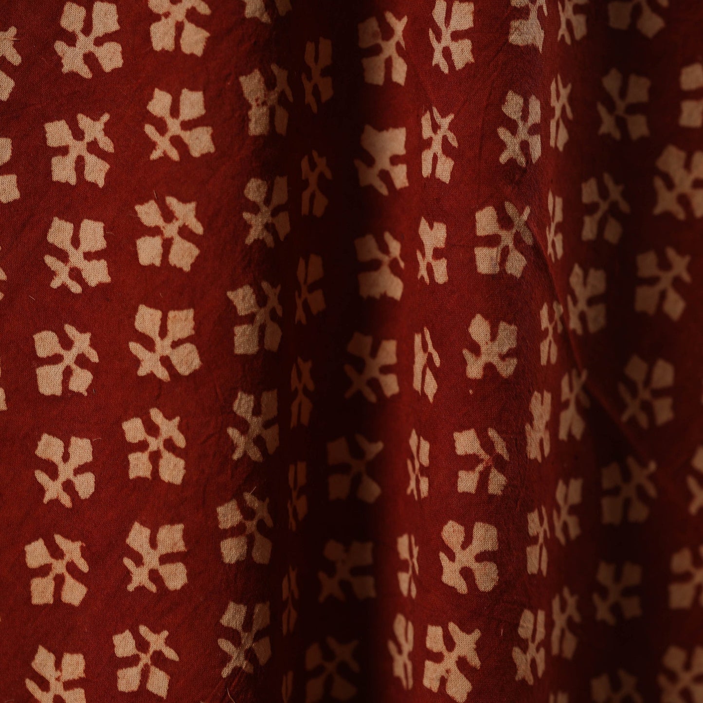 Natural dyed hand cotton fabric 09 - handcrafted