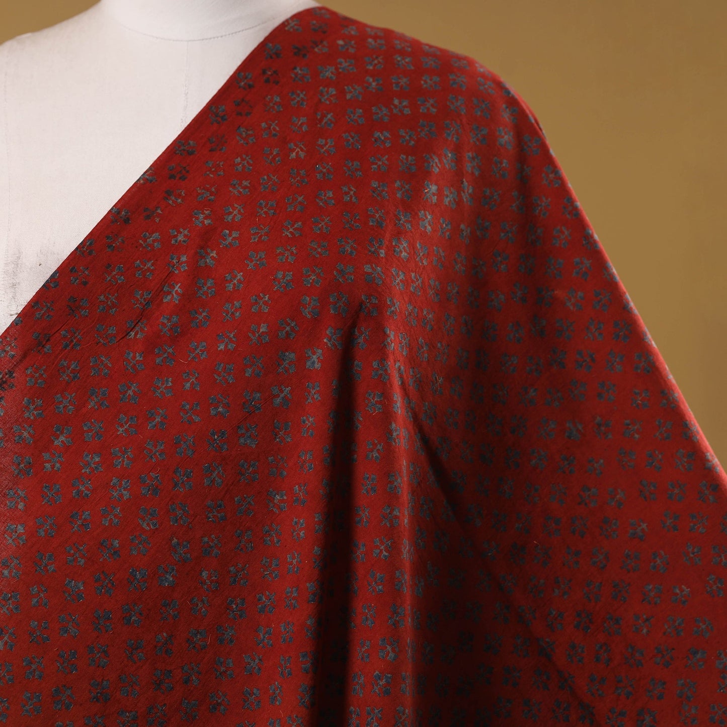 Natural dyed hand cotton fabric 10 - handcrafted