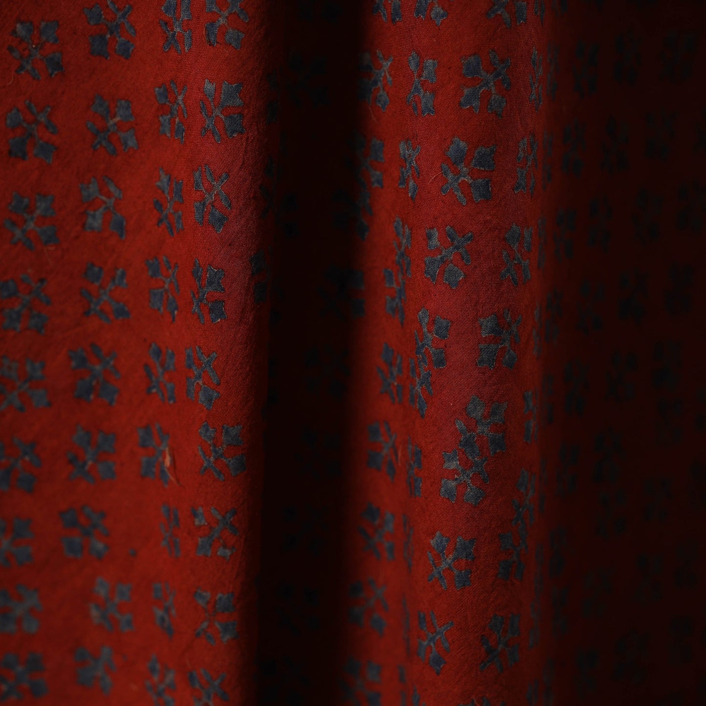 Natural dyed hand cotton fabric 10 - handcrafted