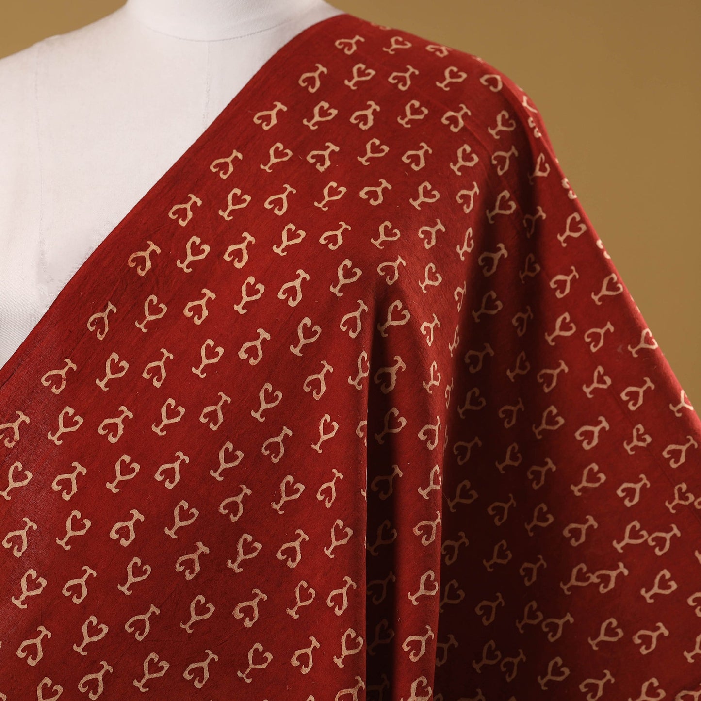 Natural dyed hand cotton fabric 20 - handcrafted