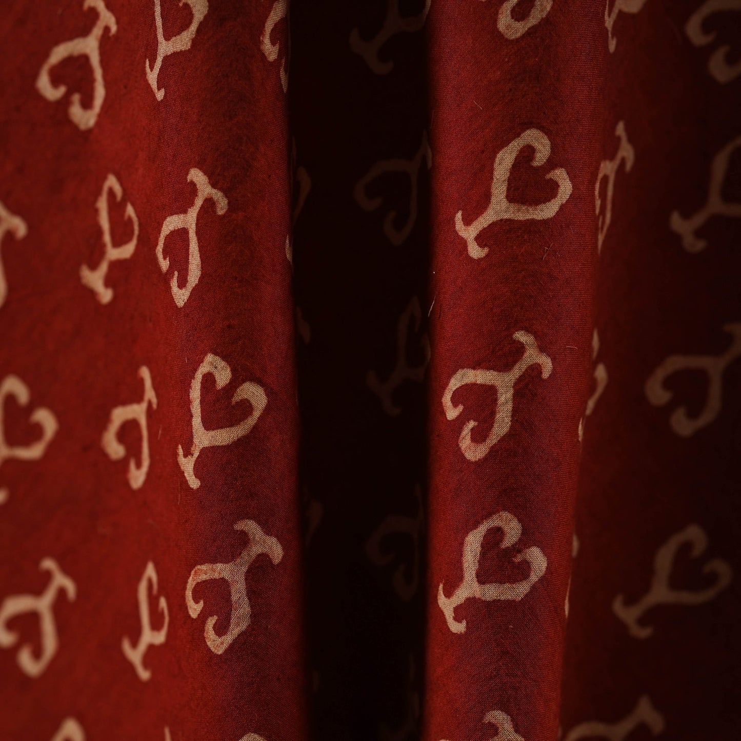 Natural dyed hand cotton fabric 20 - handcrafted