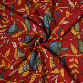 Natural dyed handloom chanderi silk handpainted
