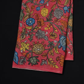 Natural dyed handloom chanderi silk handpainted