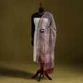 Natural dyed kota doria cotton hand block bagh print