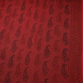 Natural dyed kota doria cotton hand bagh fabric 19