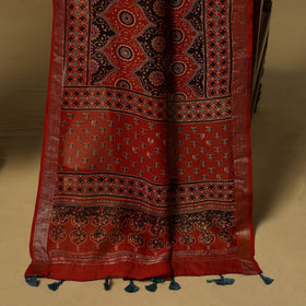 Natural dyed maheshwari silk 2pc unstitched dress material