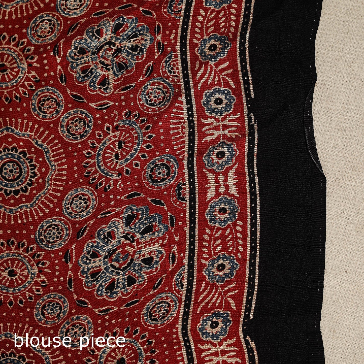 Red - natural dyed organza silk saree 20 - handcrafted