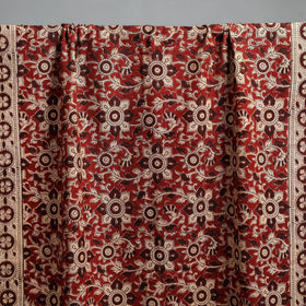 Natural dyed pedana kalamkari printed handloom cotton towel