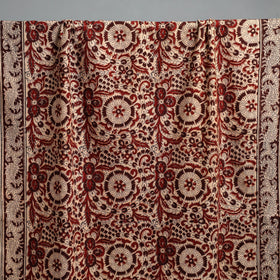 Natural dyed pedana kalamkari printed handloom cotton towel