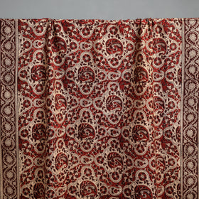 Natural dyed pedana kalamkari printed handloom cotton towel