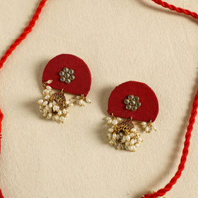 Buy Fabart Pearl & Stone Work Necklace Set