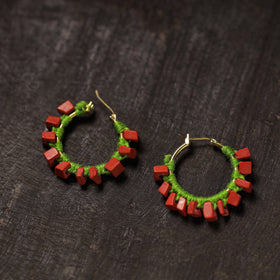 Buy Nensi Handmade Thread & Stone Work Earrings 17 Online at iTokri.com