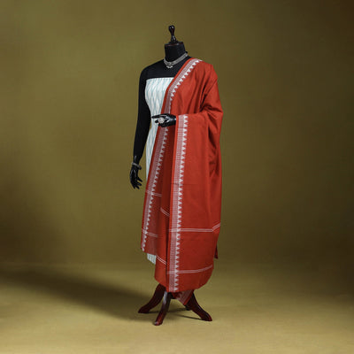 Odisha handloom cotton sambalpuri dupatta 03 - handcrafted