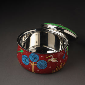  Odisha Pattachitra Painting Stainless Steel Toral Khalbatta Dholak 