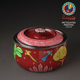  Odisha Pattachitra Painting Stainless Steel Toral Khalbatta Dholak 