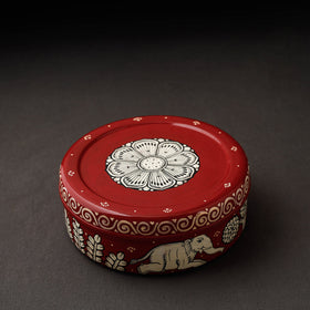  Odisha Pattachitra Handpainted Stainless Steel Casserole 