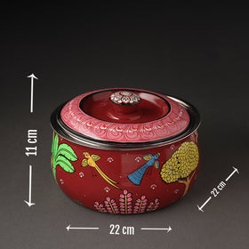  Odisha Pattachitra Painting Stainless Steel Toral Khalbatta Dholak 