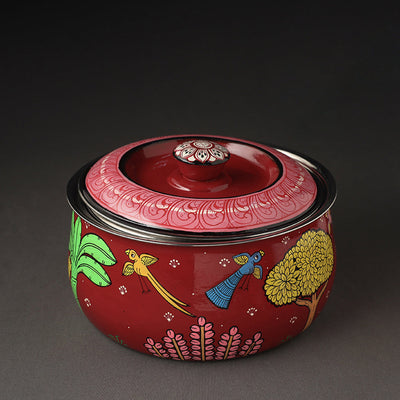  Odisha Pattachitra Painting Stainless Steel Toral Khalbatta Dholak 