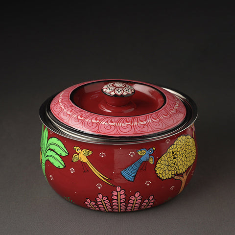  Odisha Pattachitra Painting Stainless Steel Toral Khalbatta Dholak 