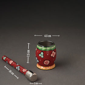  Odisha Pattachitra Painting Stainless Steel Toral Khalbatta Dholak 