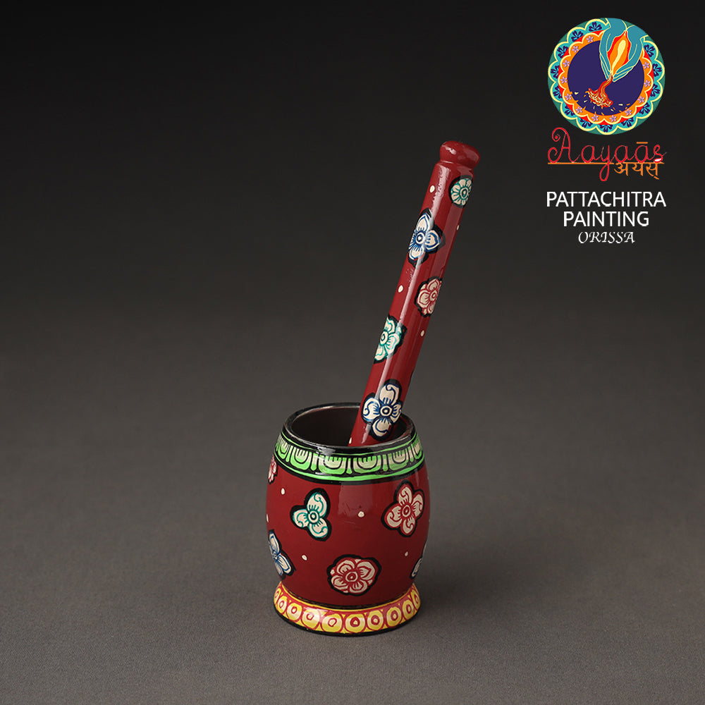  Odisha Pattachitra Painting Stainless Steel Toral Khalbatta Dholak 