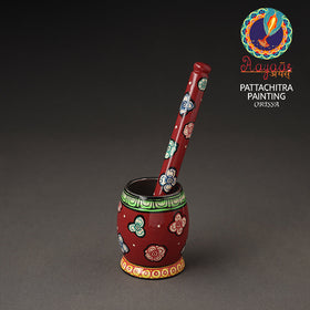  Odisha Pattachitra Painting Stainless Steel Toral Khalbatta Dholak 