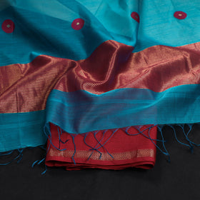 Buy Original Maheshwari Silk Pure Handloom 2pc Suit Material Set Online at iTokri.com