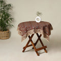 Red - original pedana kalamkari natural dyed cotton table