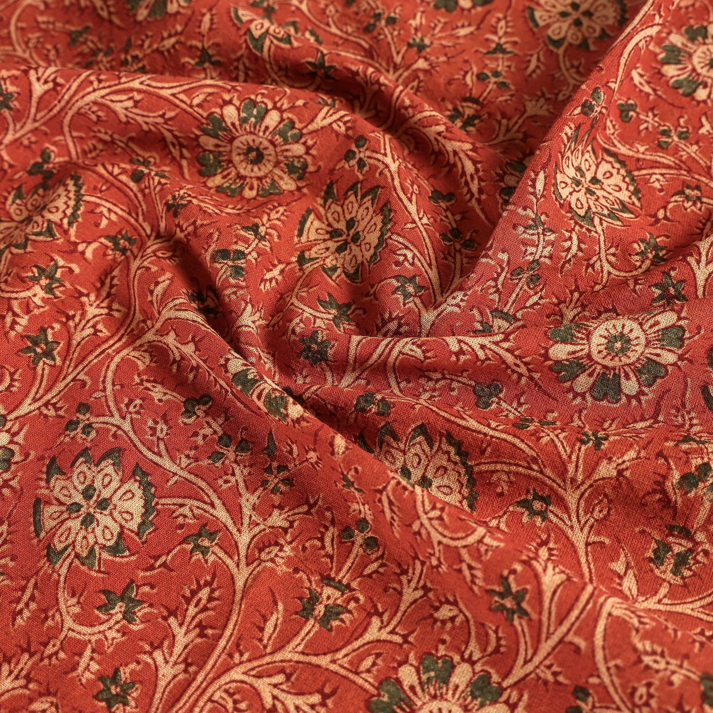 Buy Original Pedana Kalamkari Block Printed Cotton Table Cover Online at itokri.com