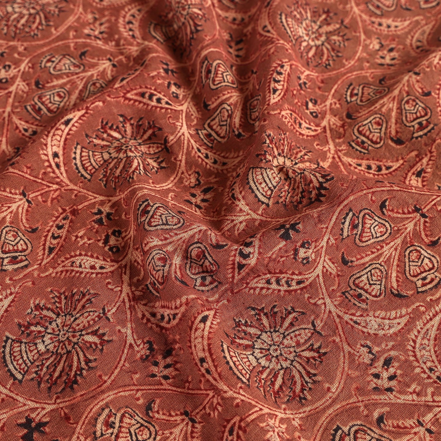 Buy Original Pedana Kalamkari Block Printed Cotton Table Cover Online at itokri.com