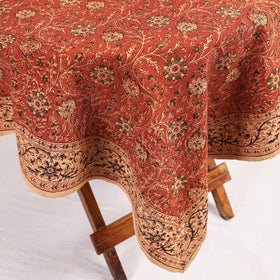Buy Original Pedana Kalamkari Block Printed Cotton Table Cover Online at itokri.com