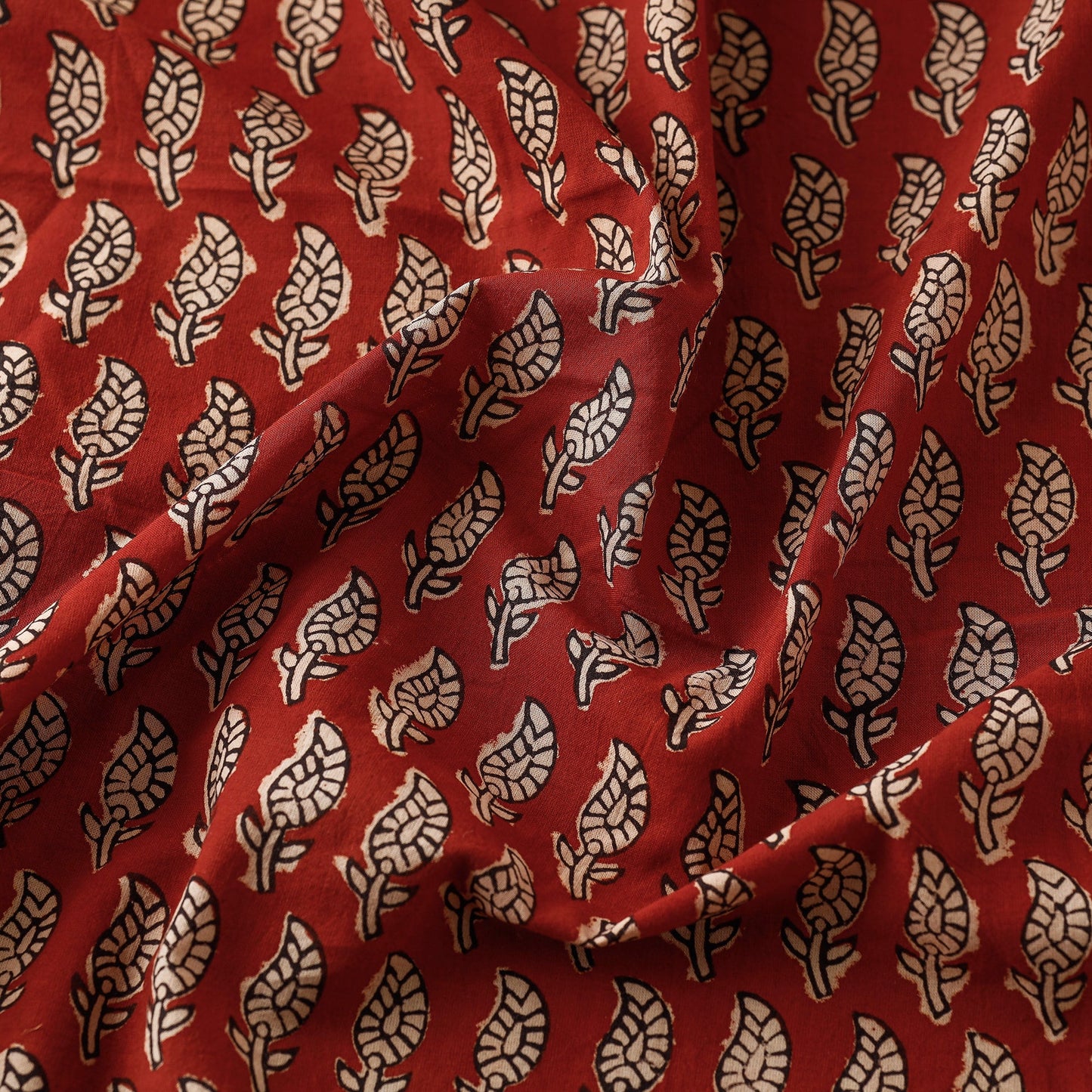 Traditional Bagru Print Fabric from Rajasthan