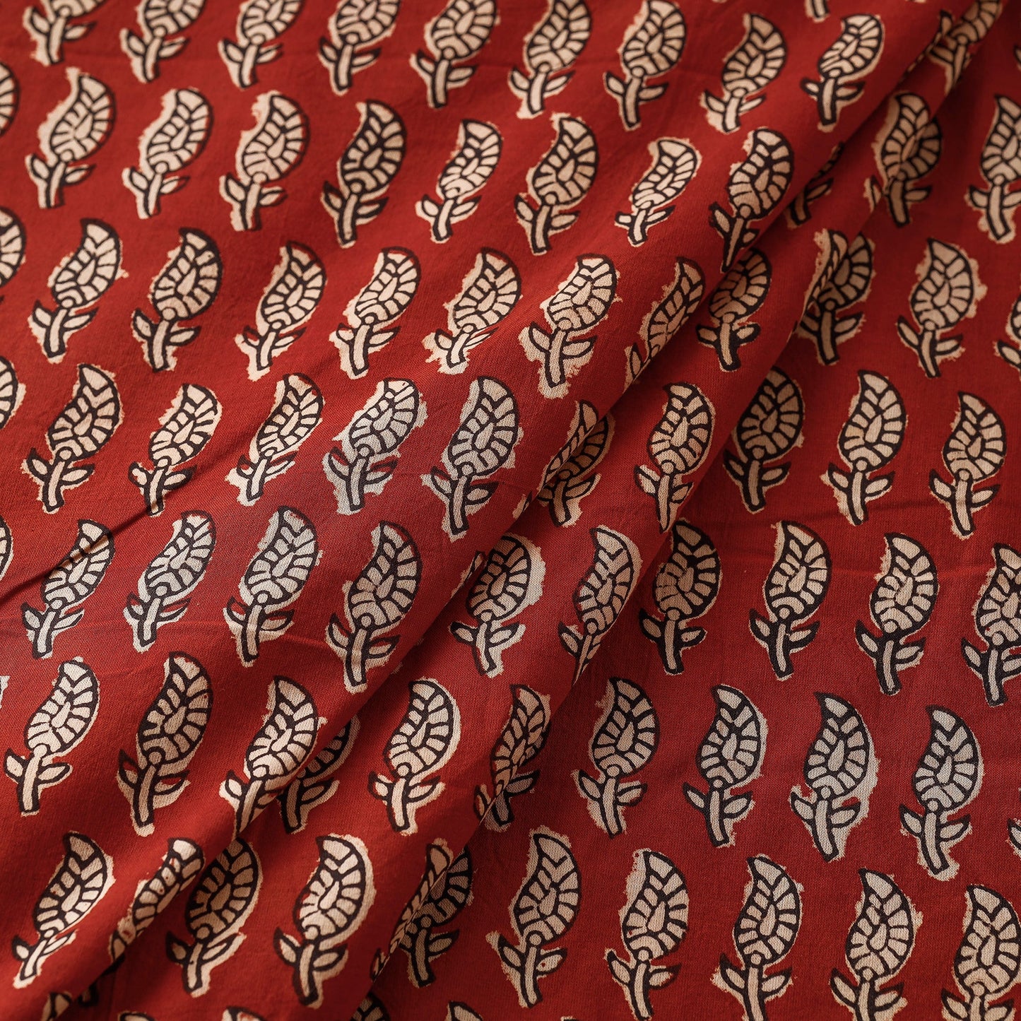 Traditional Bagru Print Fabric from Rajasthan