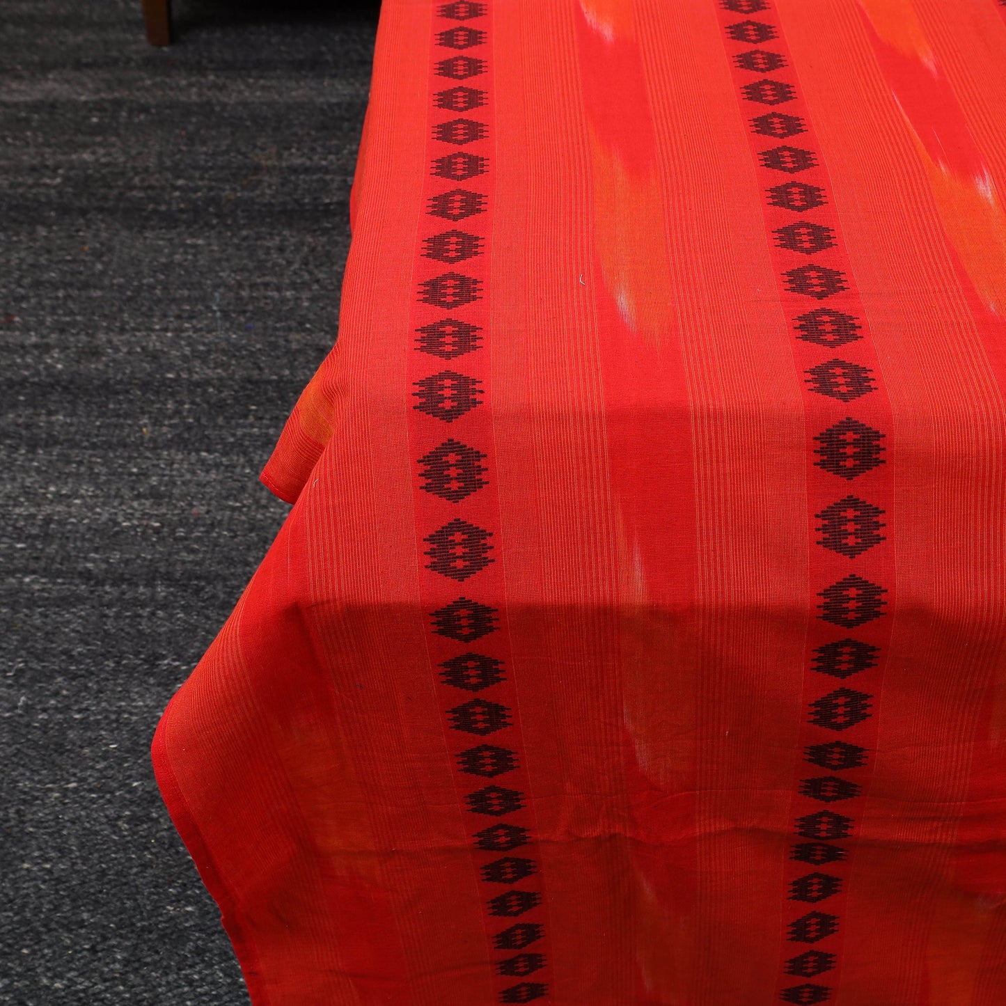 Red - patchwork cotton double jacquard bed sheet set 17