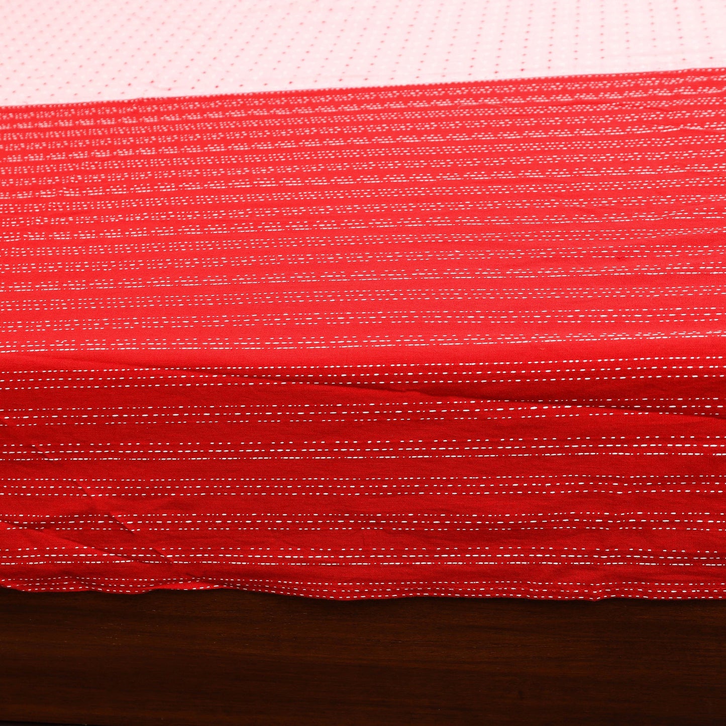 Buy Patchwork Cotton Double Jacquard Bedsheet Set