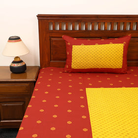  Patchwork Cotton Double Jacquard Bedsheet Set