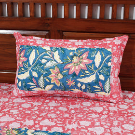 Buy Block Print Patchwork Cotton Sanganeri Bed Sheet