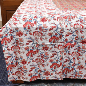 Patchwork hand double sanganeri bedsheet set (108 x 90 in)