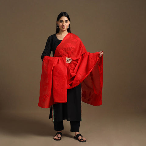 Buy Patti Kaam Cotton Applique Work Dupatta 