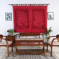 Applique Cutwork Window Curtain