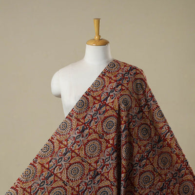 Pedana natural dyed cotton kalamkari fabric 05 - handcrafted