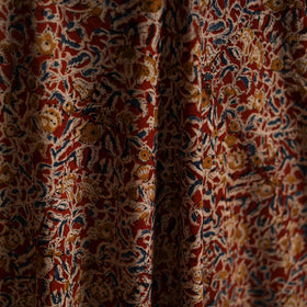 Pedana block print natural dyed cotton kalamkari fabric 08