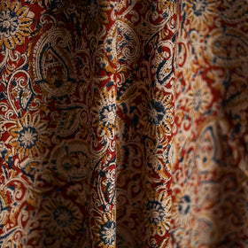 Pedana block print natural dyed cotton kalamkari fabric 20
