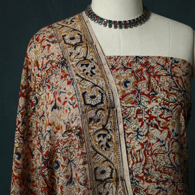 Pedana hand block print natural dyed cotton kalamkari 2pc