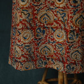 Pedana hand block print natural dyed cotton kalamkari 2pc