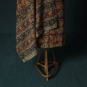 Pedana hand block print natural dyed cotton kalamkari 2pc