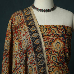Pedana hand block print natural dyed cotton kalamkari 2pc