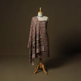 Pedana hand block print natural dyed cotton kalamkari 2pc